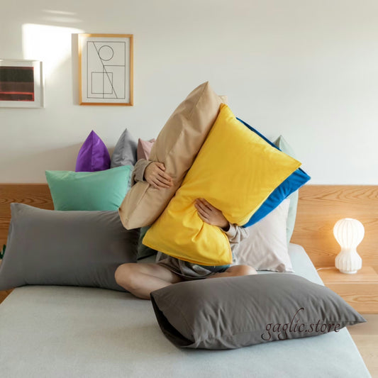 Soft Pillow Cases 50x75+15 cm | Breathable, Durable & Perfect Fit – UK Standard Size