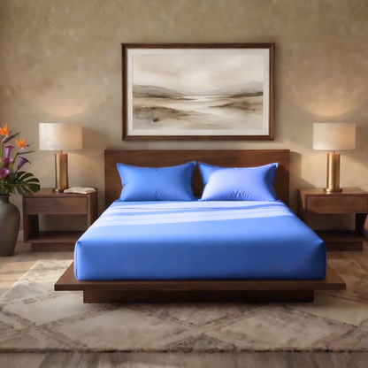 Luxury Fitted Sheet 11" Deep Pocket (28 cm) | Soft, Breathable, Wrinkle-Free Bedding for All Mattresses
