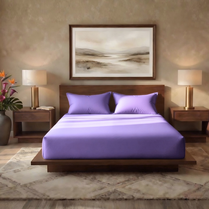 Luxury Fitted Sheet 11" Deep Pocket (28 cm) | Soft, Breathable, Wrinkle-Free Bedding for All Mattresses