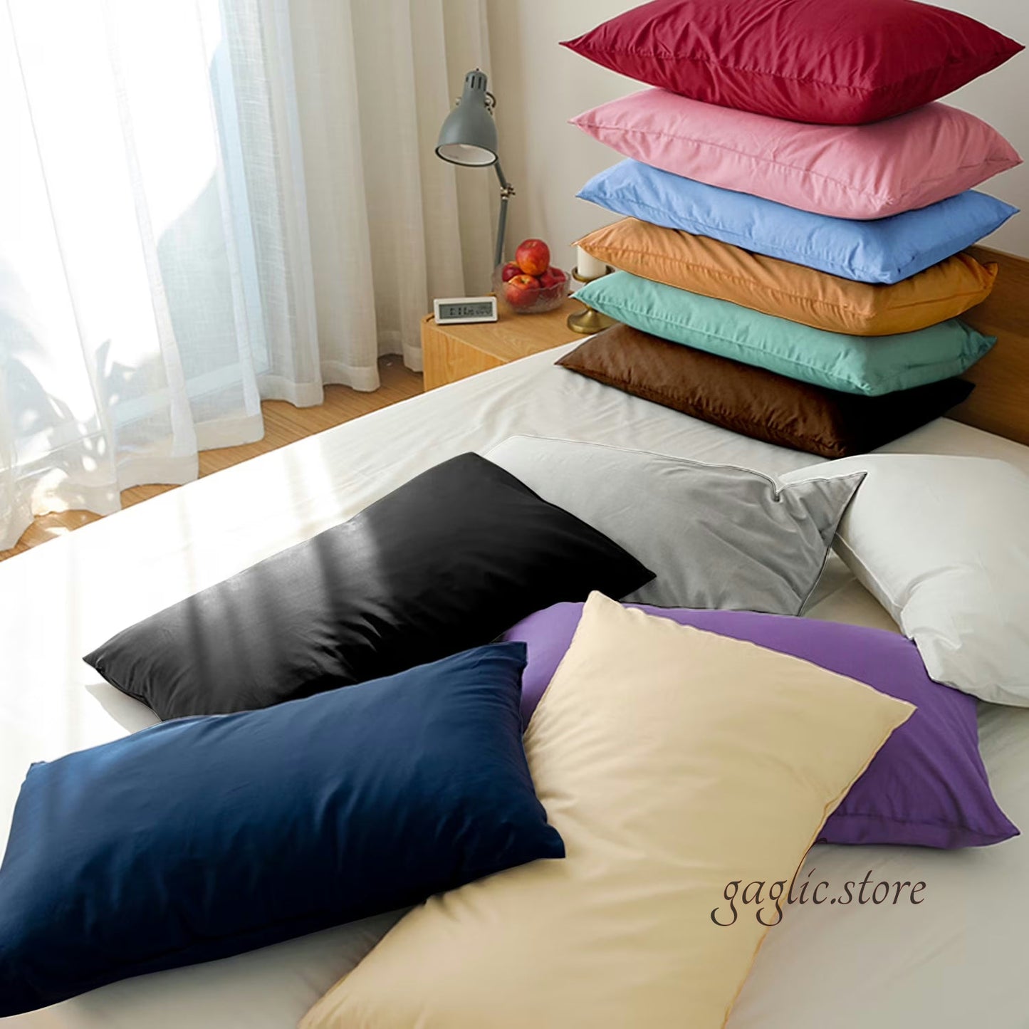 Soft Pillow Cases 50x75+15 cm | Breathable, Durable & Perfect Fit – UK Standard Size