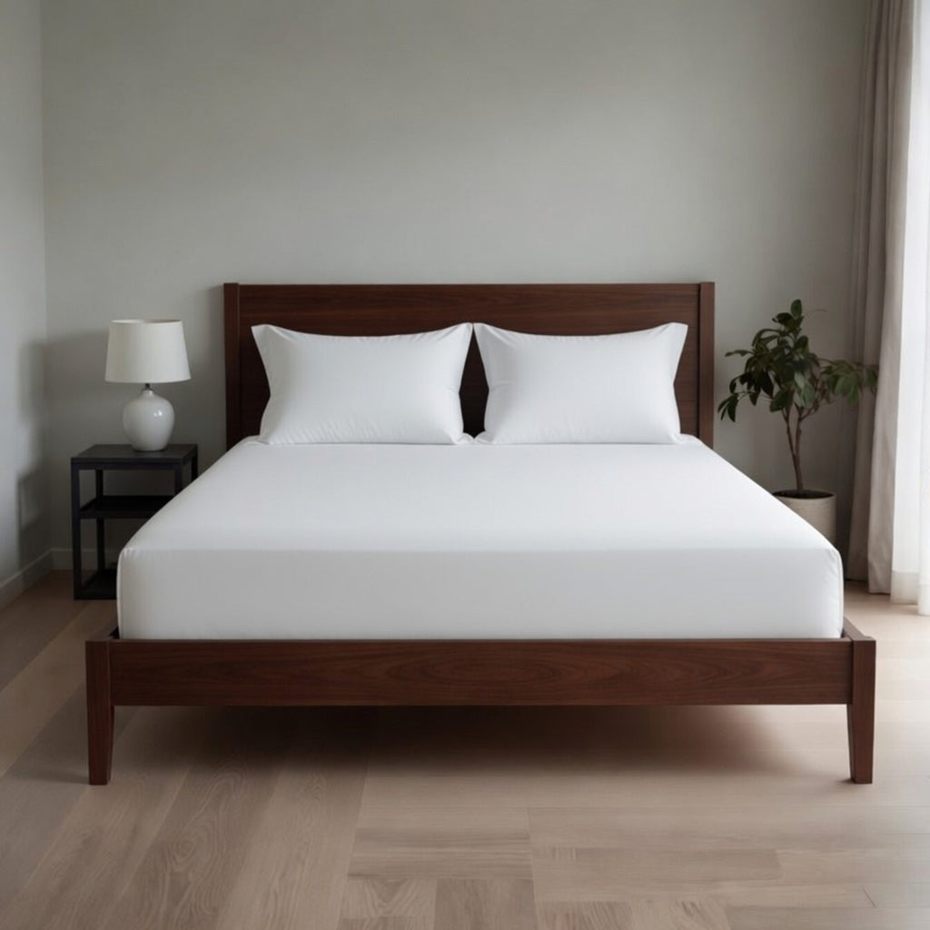 Extra Deep Fitted Sheet 40cm | Ultra Soft, Wrinkle-Free, Perfect Fit for Thick Mattress (UK Size)