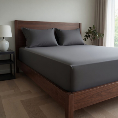 Extra Deep Fitted Sheet 40cm | Ultra Soft, Wrinkle-Free, Perfect Fit for Thick Mattress (UK Size)