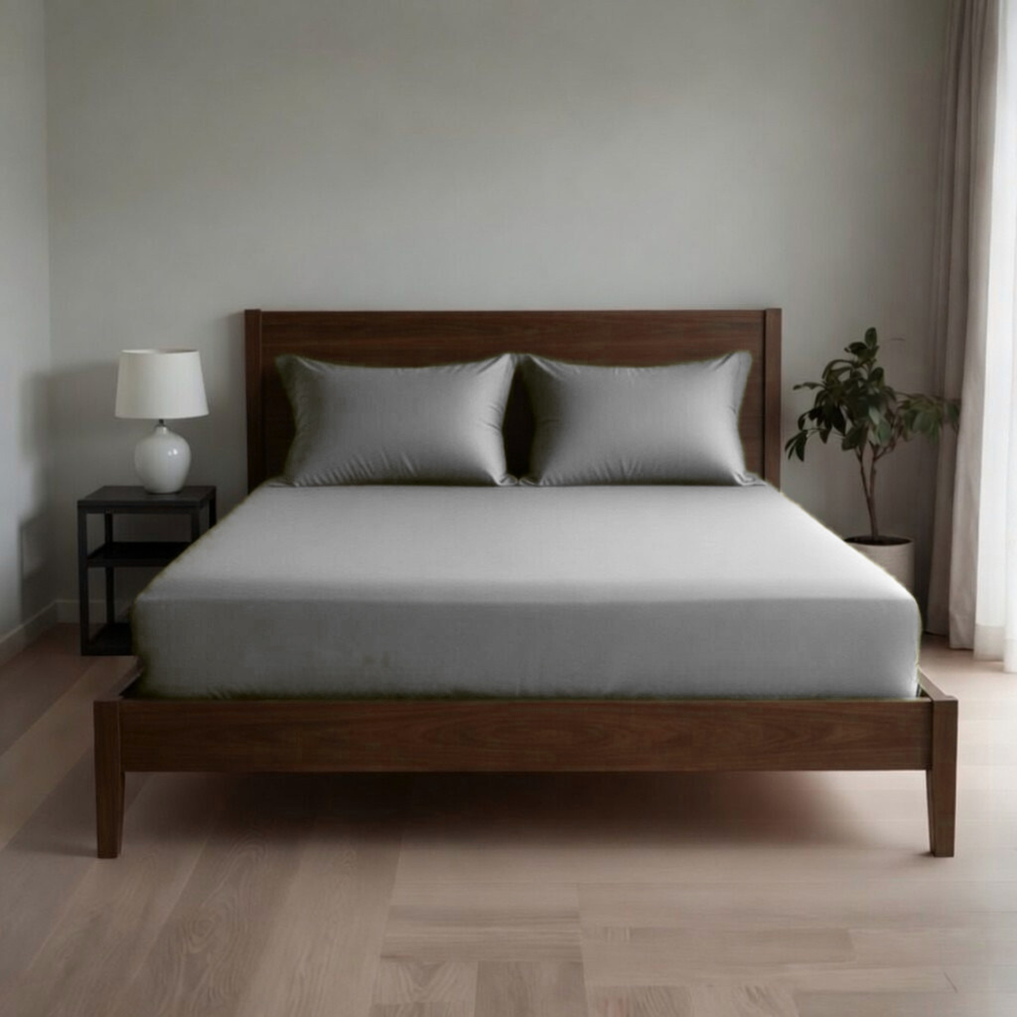 Extra Deep Fitted Sheet 40cm | Ultra Soft, Wrinkle-Free, Perfect Fit for Thick Mattress (UK Size)