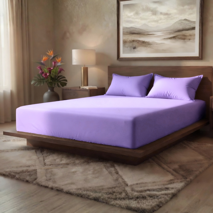 Luxury Fitted Sheet 11" Deep Pocket (28 cm) | Soft, Breathable, Wrinkle-Free Bedding for All Mattresses