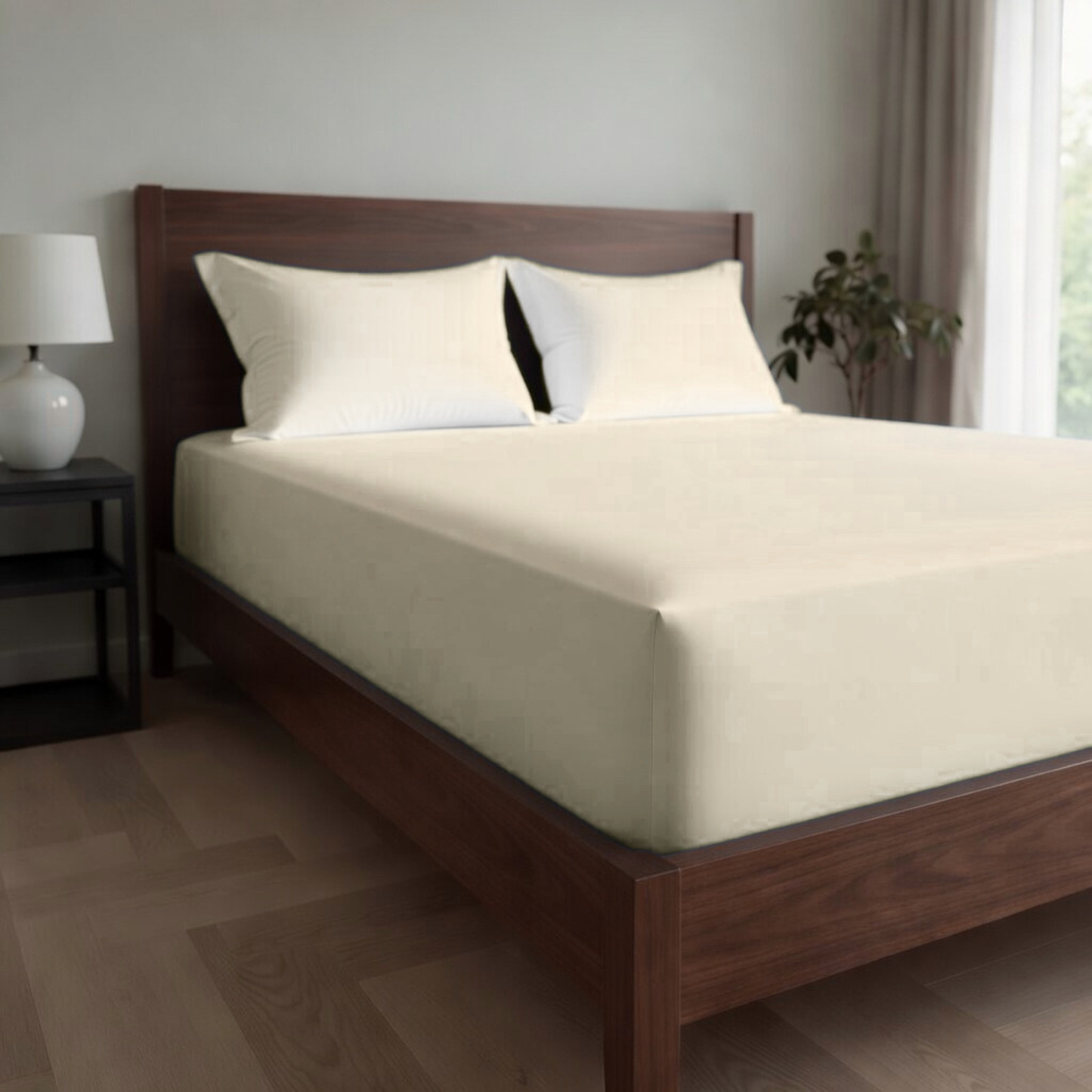 Extra Deep Fitted Sheet 40cm | Ultra Soft, Wrinkle-Free, Perfect Fit for Thick Mattress (UK Size)