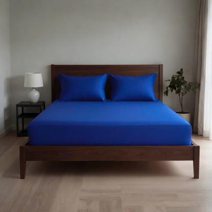 Extra Deep Fitted Sheet 40cm | Ultra Soft, Wrinkle-Free, Perfect Fit for Thick Mattress (UK Size)