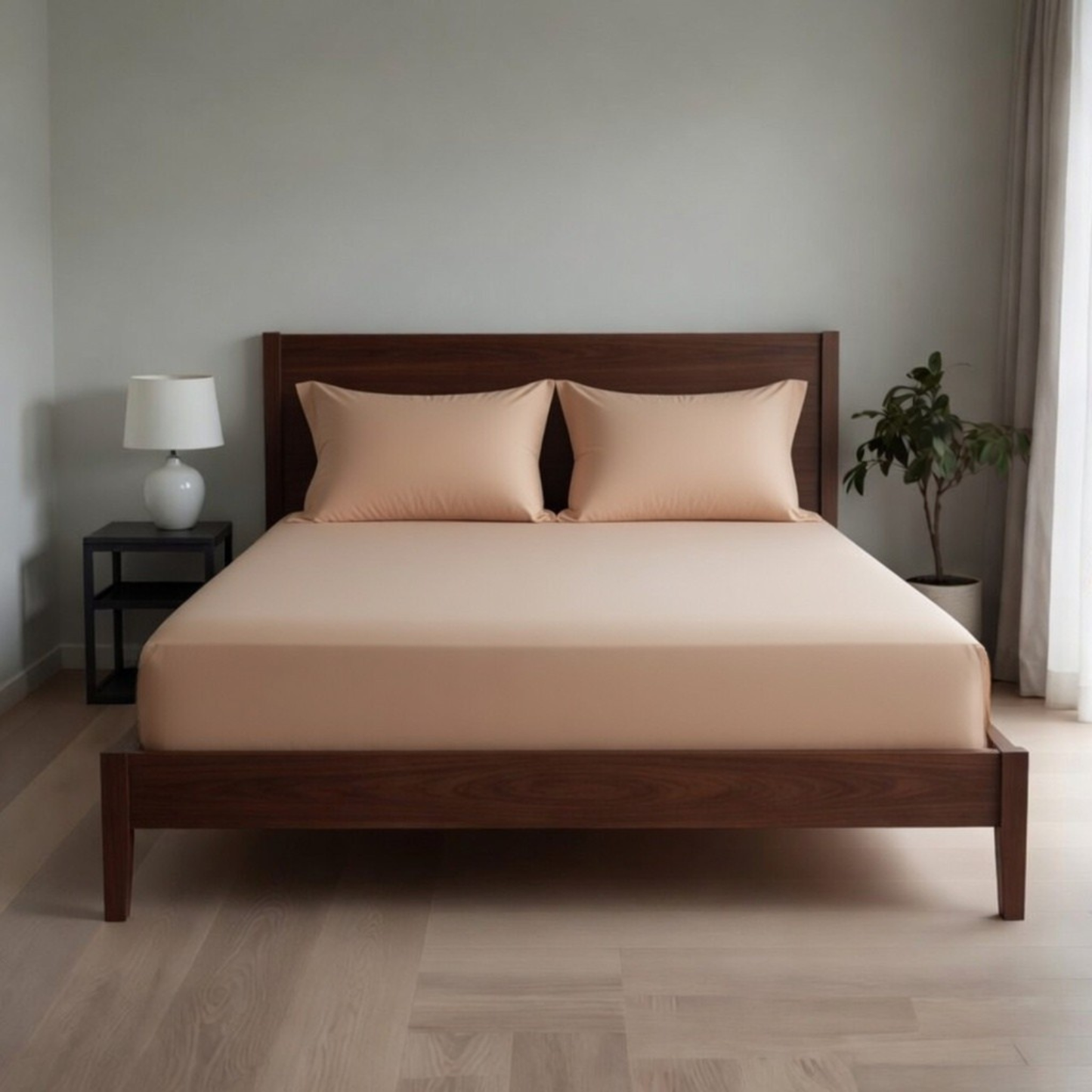 Extra Deep Fitted Sheet 40cm | Ultra Soft, Wrinkle-Free, Perfect Fit for Thick Mattress (UK Size)