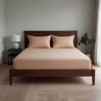 Extra Deep Fitted Sheet 40cm | Ultra Soft, Wrinkle-Free, Perfect Fit for Thick Mattress (UK Size)