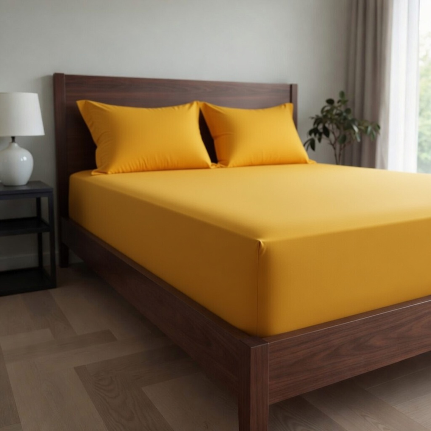 Extra Deep Fitted Sheet 40cm | Ultra Soft, Wrinkle-Free, Perfect Fit for Thick Mattress (UK Size)