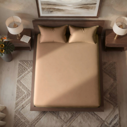 Luxury Fitted Sheet 11" Deep Pocket (28 cm) | Soft, Breathable, Wrinkle-Free Bedding for All Mattresses