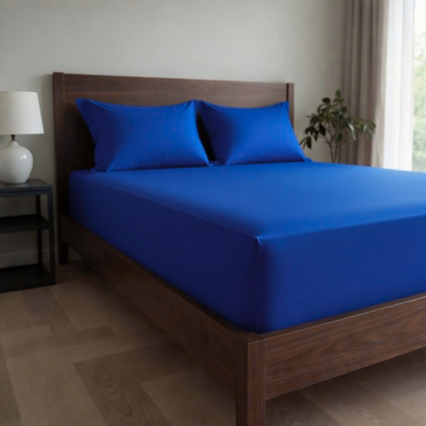 Extra Deep Fitted Sheet 40cm | Ultra Soft, Wrinkle-Free, Perfect Fit for Thick Mattress (UK Size)