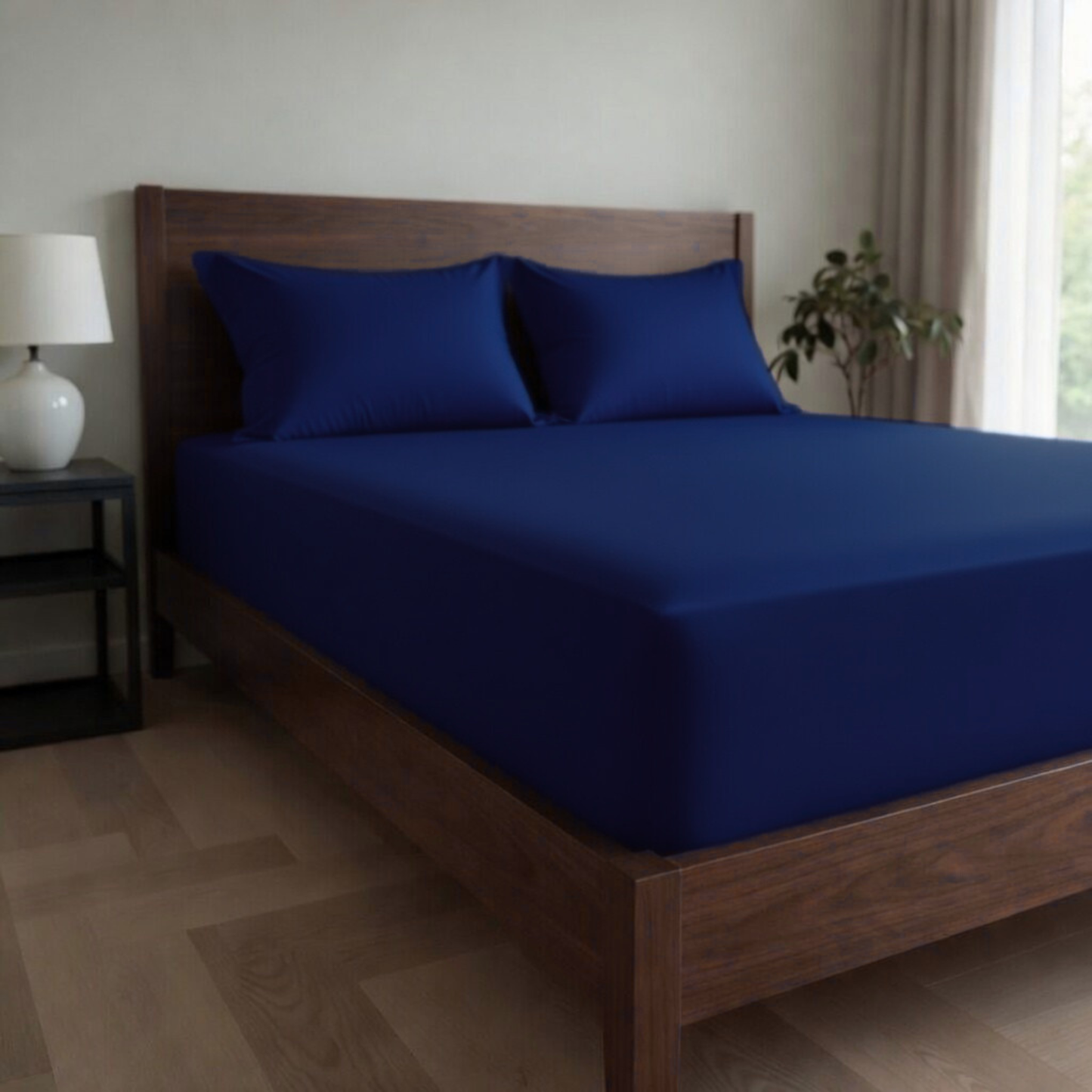 Extra Deep Fitted Sheet 40cm | Ultra Soft, Wrinkle-Free, Perfect Fit for Thick Mattress (UK Size)
