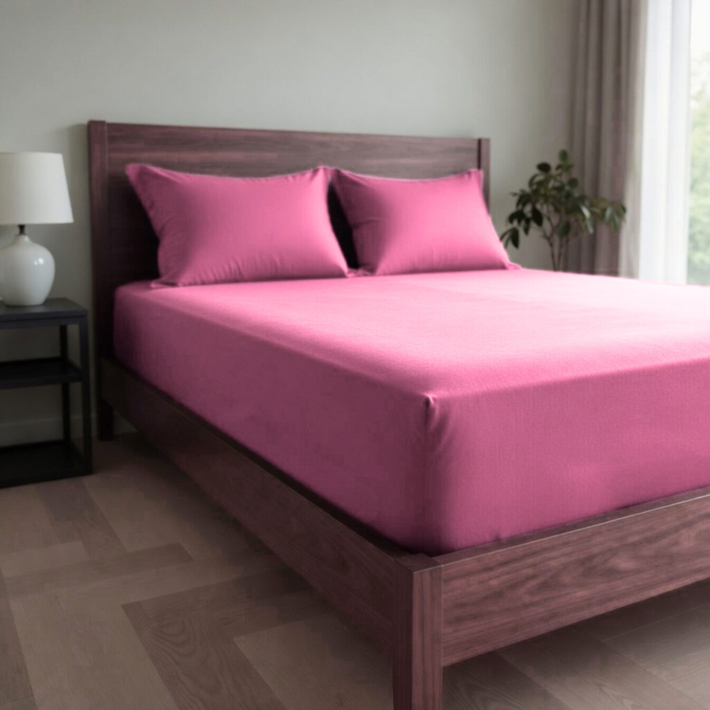 Extra Deep Fitted Sheet 40cm | Ultra Soft, Wrinkle-Free, Perfect Fit for Thick Mattress (UK Size)
