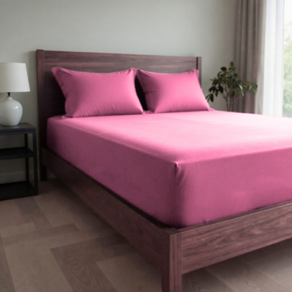 Extra Deep Fitted Sheet 40cm | Ultra Soft, Wrinkle-Free, Perfect Fit for Thick Mattress (UK Size)