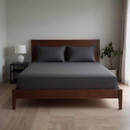 Extra Deep Fitted Sheet 40cm | Ultra Soft, Wrinkle-Free, Perfect Fit for Thick Mattress (UK Size)