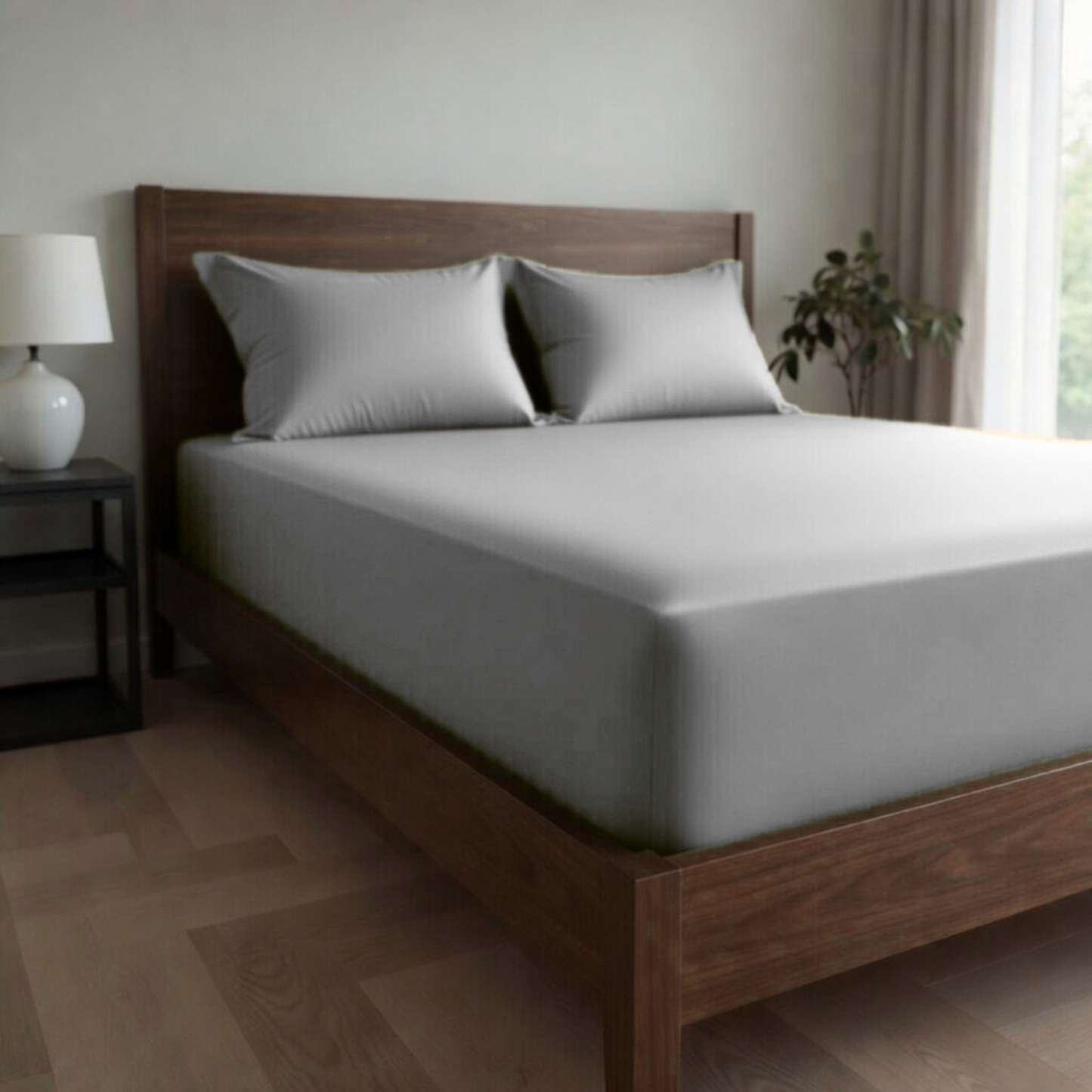 Extra Deep Fitted Sheet 40cm | Ultra Soft, Wrinkle-Free, Perfect Fit for Thick Mattress (UK Size)
