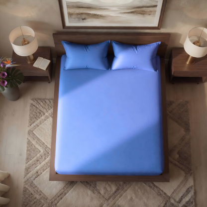 Luxury Fitted Sheet 11" Deep Pocket (28 cm) | Soft, Breathable, Wrinkle-Free Bedding for All Mattresses