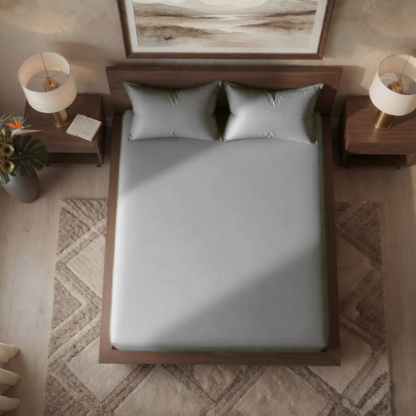 Luxury Fitted Sheet 11" Deep Pocket (28 cm) | Soft, Breathable, Wrinkle-Free Bedding for All Mattresses