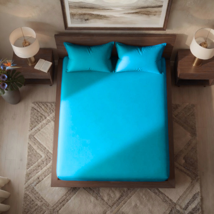 Luxury Fitted Sheet 11" Deep Pocket (28 cm) | Soft, Breathable, Wrinkle-Free Bedding for All Mattresses