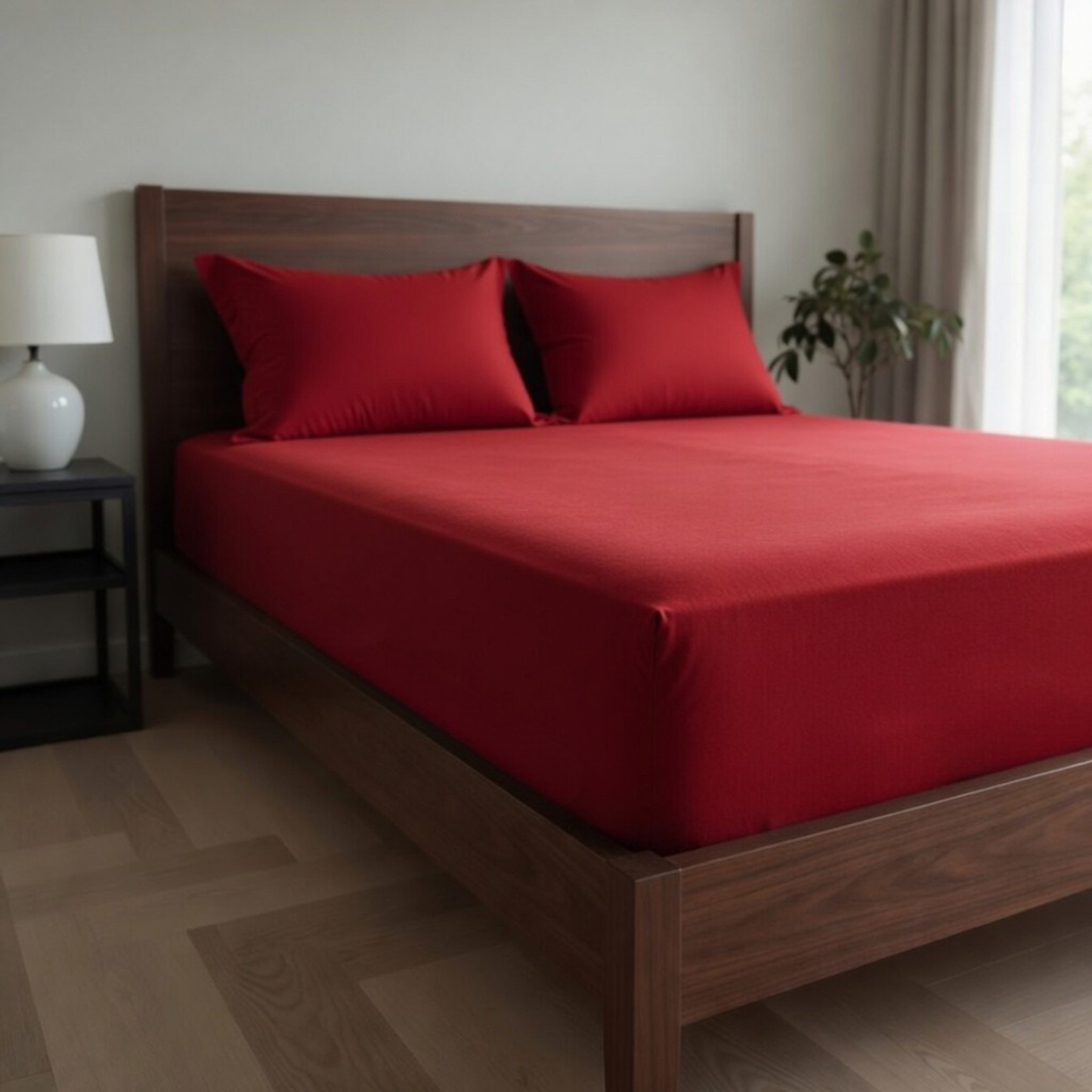Extra Deep Fitted Sheet 40cm | Ultra Soft, Wrinkle-Free, Perfect Fit for Thick Mattress (UK Size)