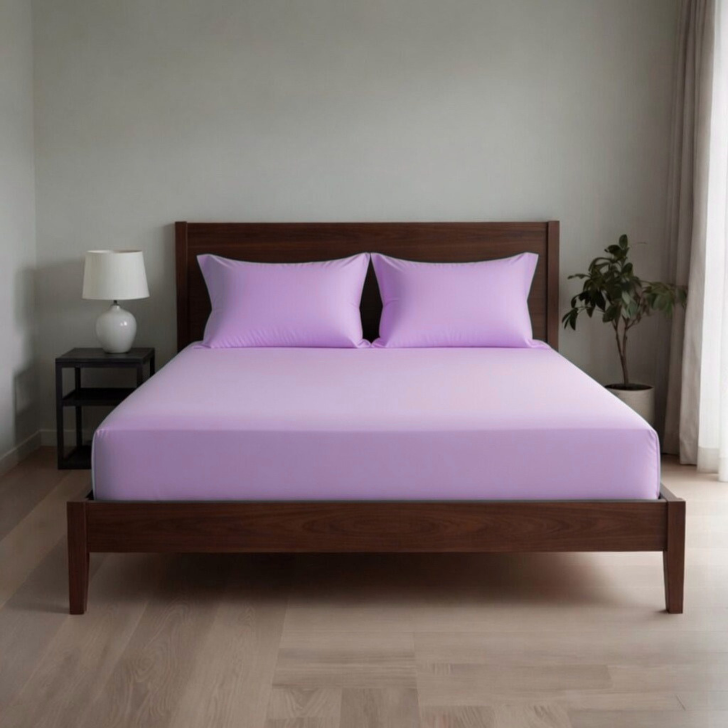 Extra Deep Fitted Sheet 40cm | Ultra Soft, Wrinkle-Free, Perfect Fit for Thick Mattress (UK Size)