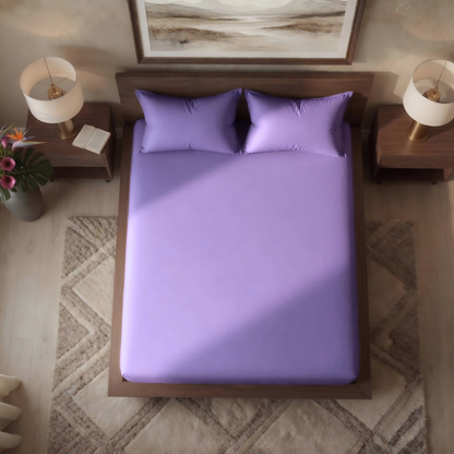 Luxury Fitted Sheet 11" Deep Pocket (28 cm) | Soft, Breathable, Wrinkle-Free Bedding for All Mattresses
