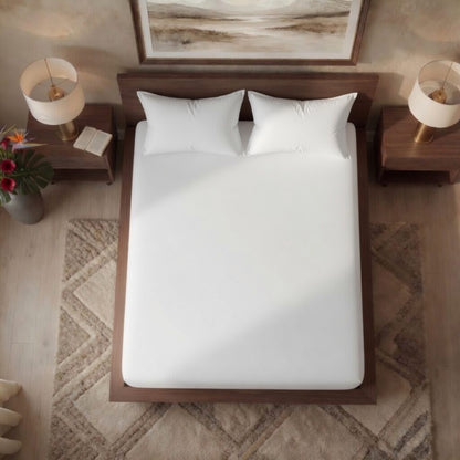 Luxury Fitted Sheet 11" Deep Pocket (28 cm) | Soft, Breathable, Wrinkle-Free Bedding for All Mattresses