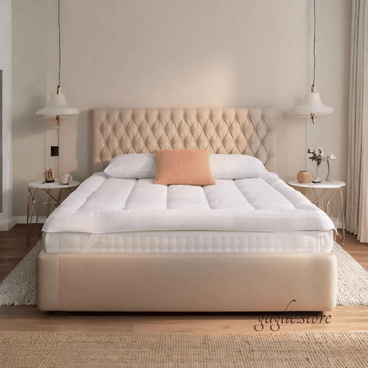 Luxury 10cm / 4Inch Thick Mattress Topper | Ultra Soft, Breathable & Supportive | Hotel Comfort for UK Beds