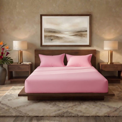 Luxury Fitted Sheet 11" Deep Pocket (28 cm) | Soft, Breathable, Wrinkle-Free Bedding for All Mattresses