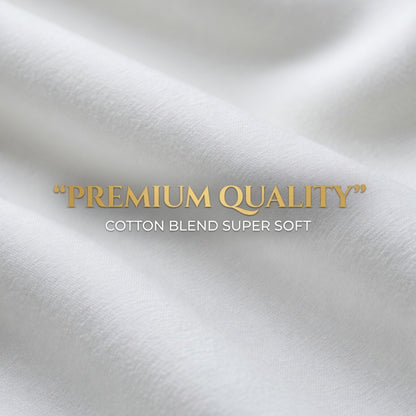 Luxury Fitted Sheet 11" Deep Pocket (28 cm) | Soft, Breathable, Wrinkle-Free Bedding for All Mattresses