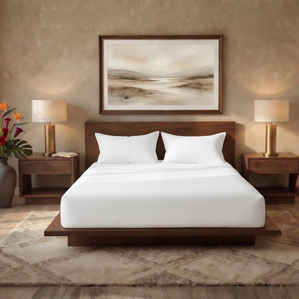 Luxury Fitted Sheet 11" Deep Pocket (28 cm) | Soft, Breathable, Wrinkle-Free Bedding for All Mattresses