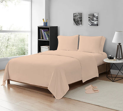 Premium 200 Thread Count Cotton Flat Sheets | Soft Breathable Luxury Bedding UK