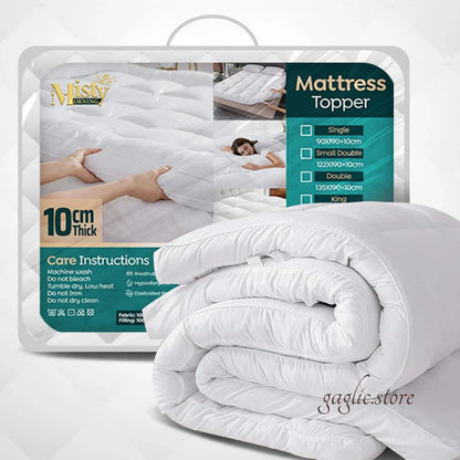 Luxury 10cm / 4Inch Thick Mattress Topper | Ultra Soft, Breathable & Supportive | Hotel Comfort for UK Beds
