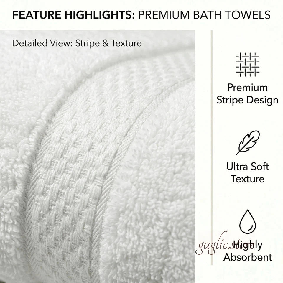 Extra Large Jumbo Bath Sheets & Towels Sets 500GSM, 100% Egyptian Cotton