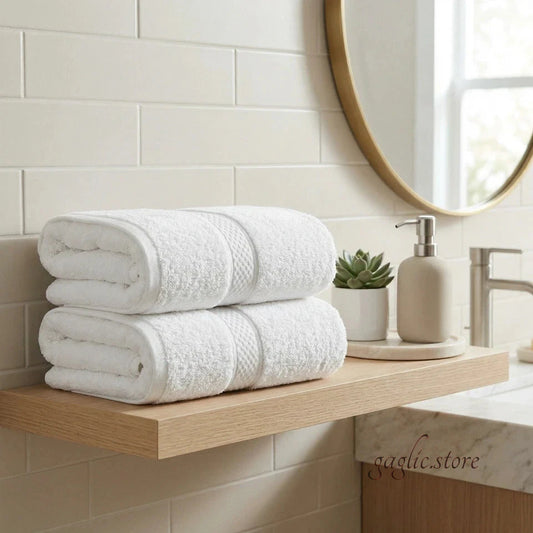 Extra Large Jumbo Bath Sheets & Towels Sets 500GSM, 100% Egyptian Cotton