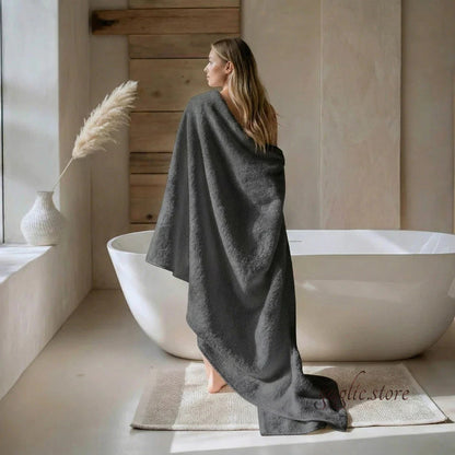 Extra Large Jumbo Bath Sheets & Towels Sets 500GSM, 100% Egyptian Cotton