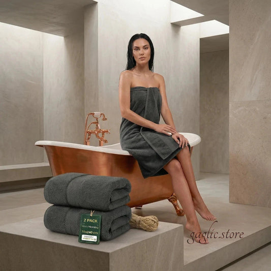 Extra Large Jumbo Bath Sheets & Towels Sets 500GSM, 100% Egyptian Cotton