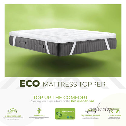 Luxury 10cm / 4Inch Thick Mattress Topper | Ultra Soft, Breathable & Supportive | Hotel Comfort for UK Beds